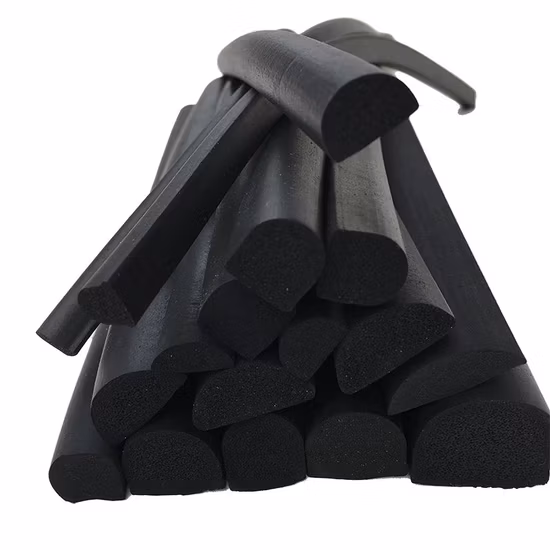 Tira de vedação de borracha EPDM de perfil de vedação feito-à-medida de desenho em forma de U