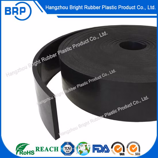 Extrusão de silicone de perfil quadrado celular de esponja de borracha